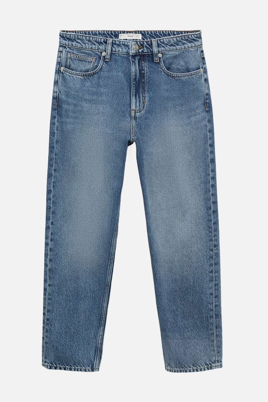 Jeans tapered Mid blue denim - Mango