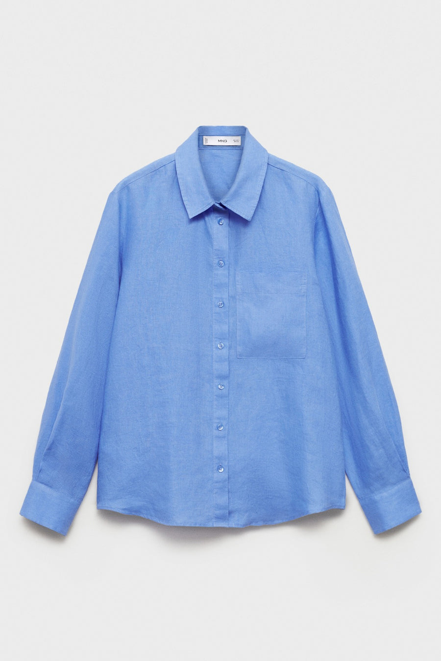 Hemd (lange mouwen) Blauw - Mango