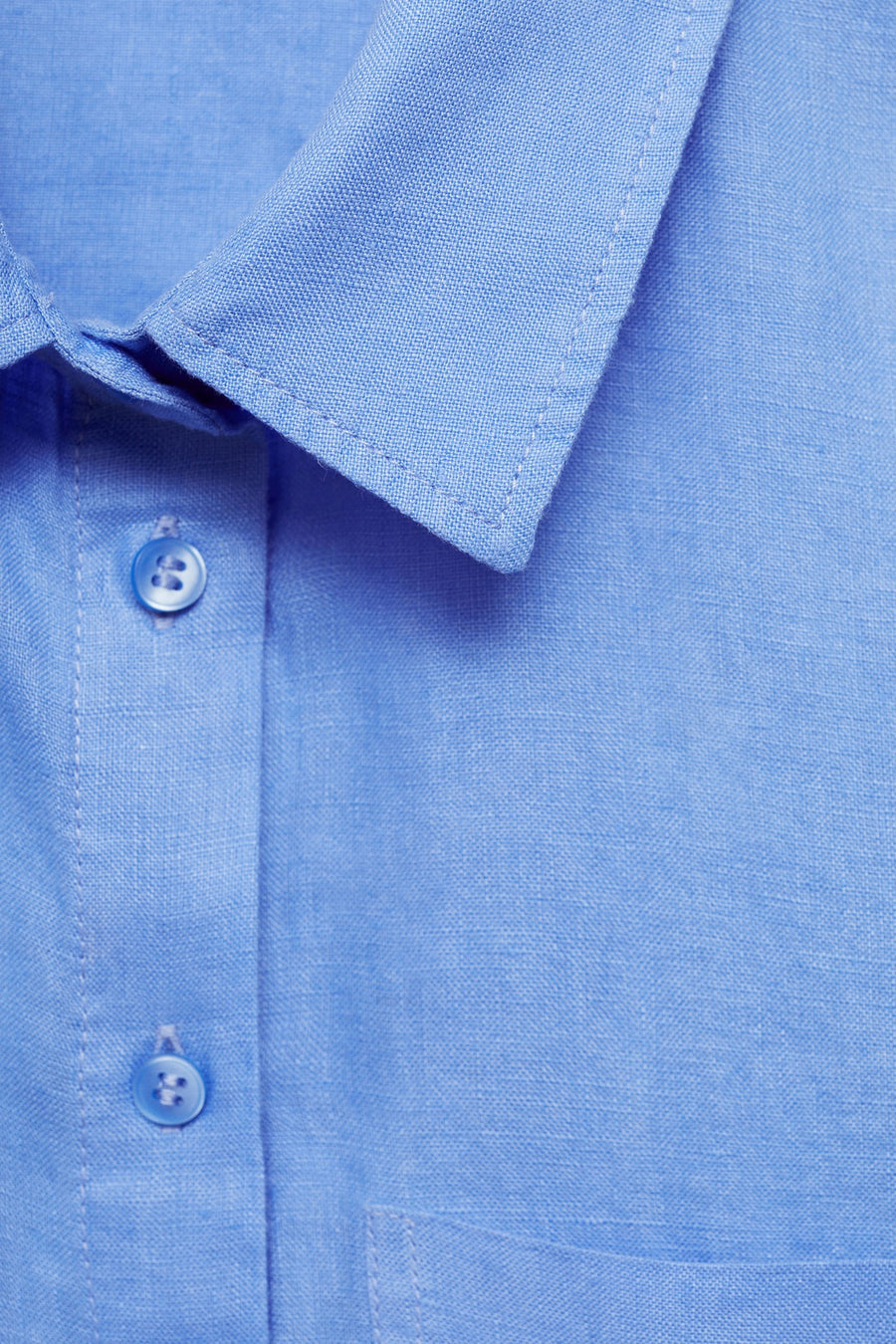 Hemd (lange mouwen) Blauw - Mango