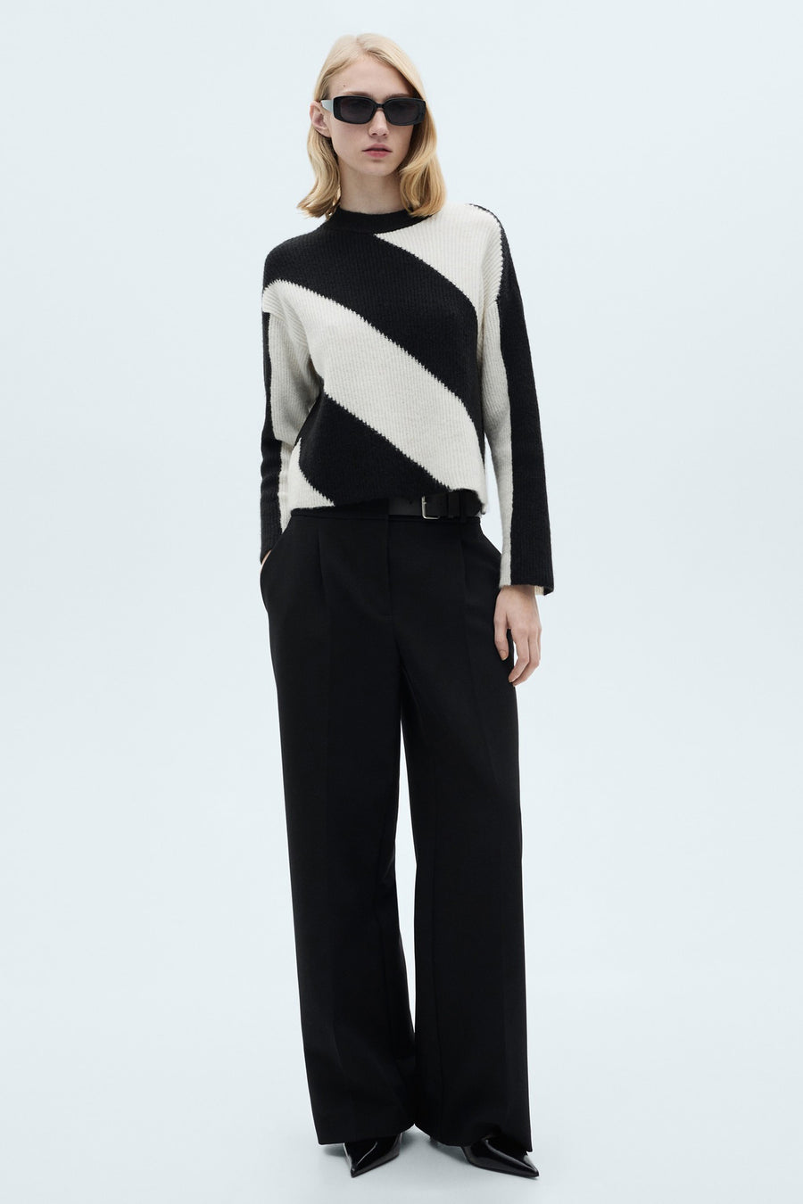 Trui met ronde hals Multicolor - Mango