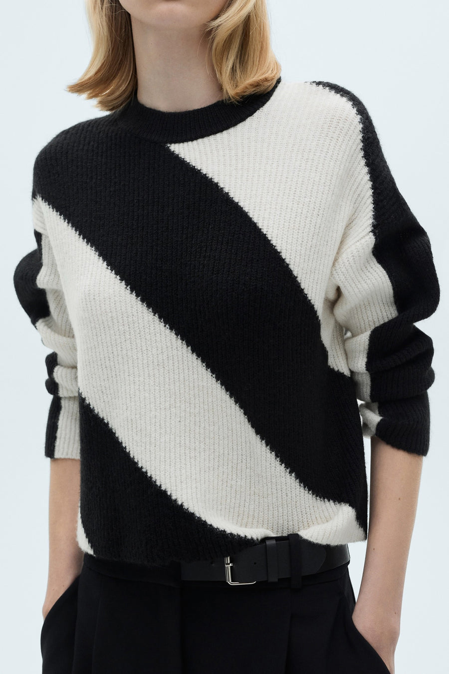 Trui met ronde hals Multicolor - Mango