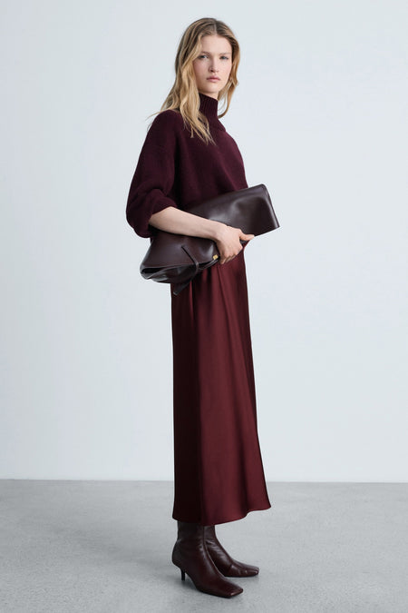 Rok (lang) Rood - Mango