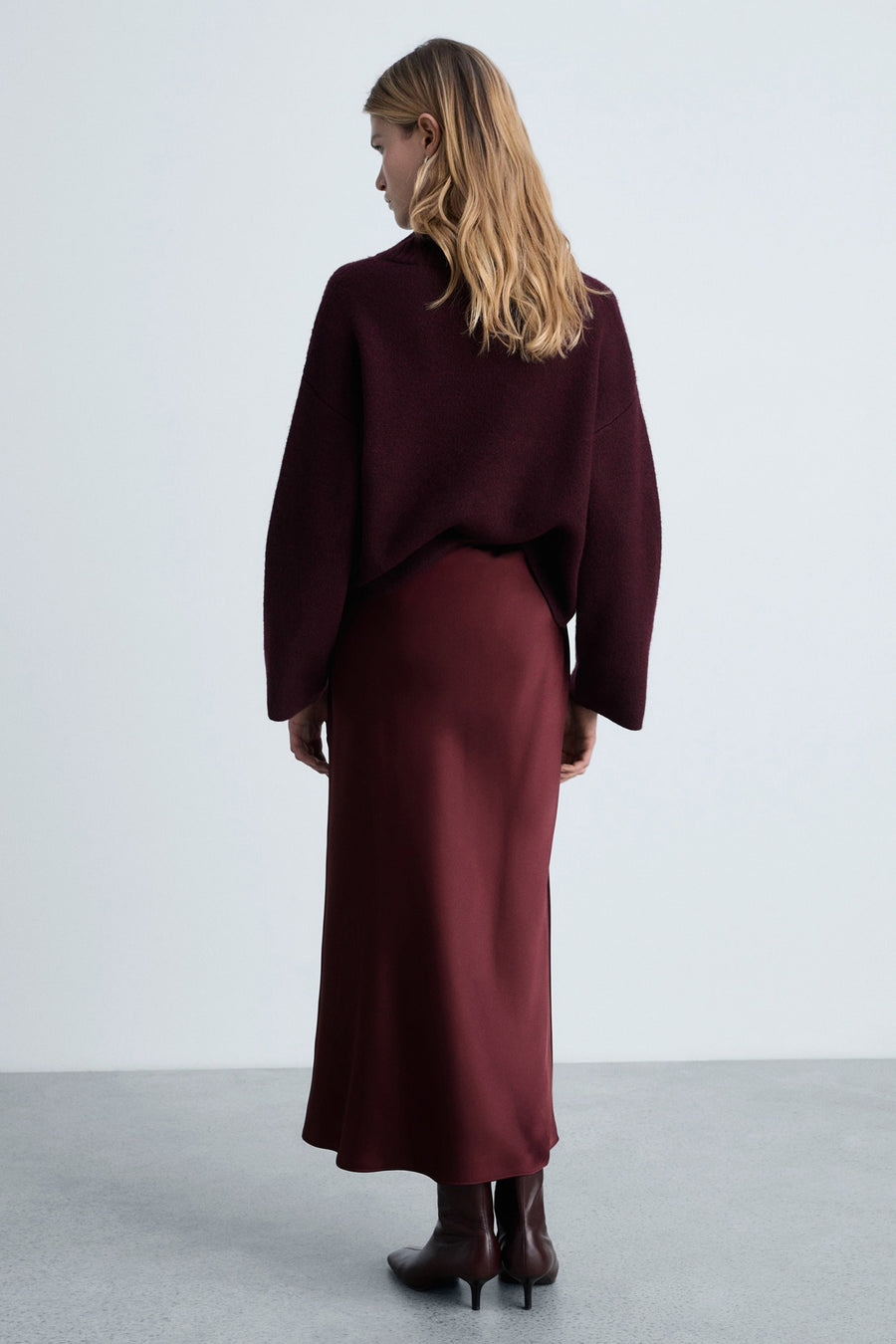 Rok (lang) Rood - Mango