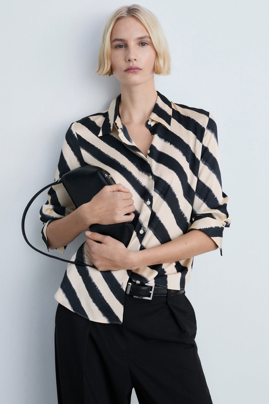 Hemd (lange mouwen) Grijs - Mango
