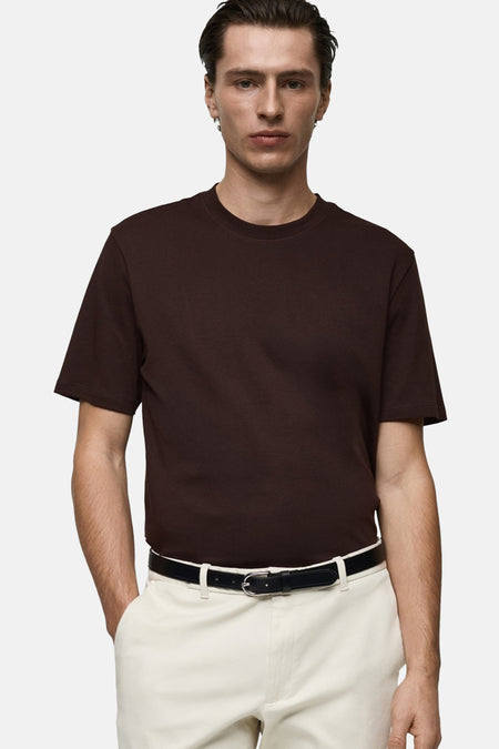 T-shirt (korte mouwen) Bruin - Mango