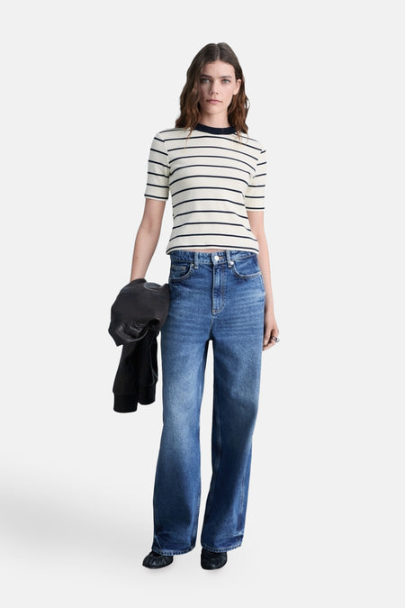 T-shirt (korte mouwen) Wit - Mango