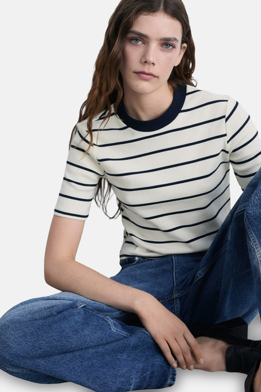 T-shirt (korte mouwen) Wit - Mango