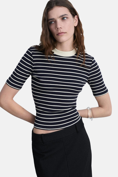 T-shirt (korte mouwen) Blauw - Mango