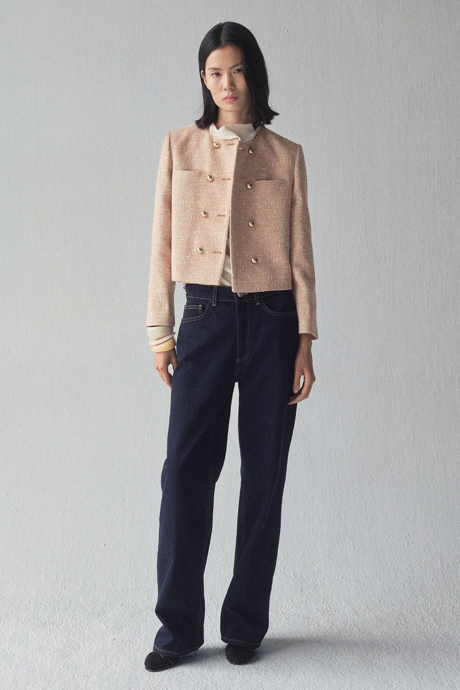 Blazer Bruin - Mango
