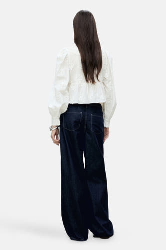 Blouse (lange mouwen) Wit - Mango