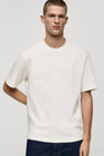 T-shirt (korte mouwen) Wit - Mango