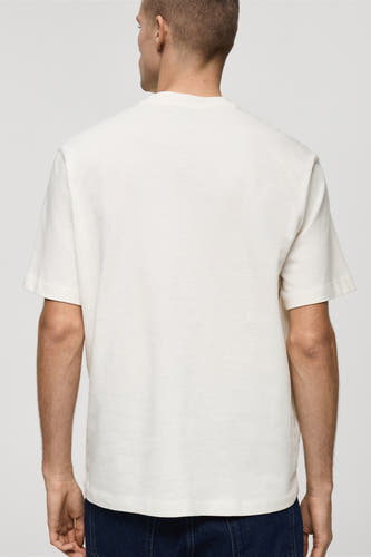 T-shirt (korte mouwen) Wit - Mango