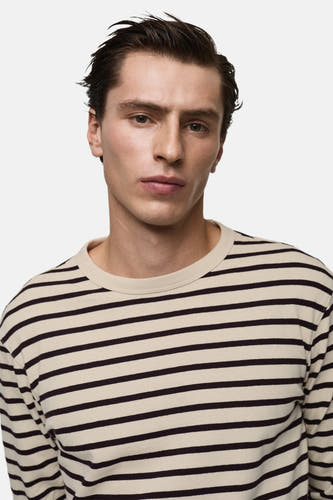 T-shirt (lange mouwen) Beige - Mango