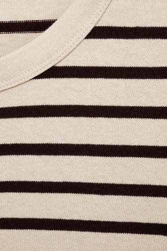 T-shirt (lange mouwen) Beige - Mango