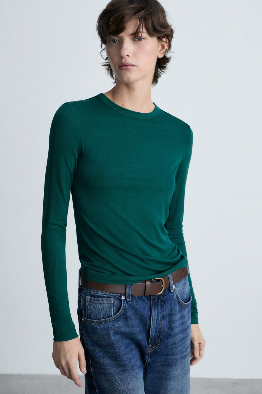 Top (lange mouwen) Groen - Mango