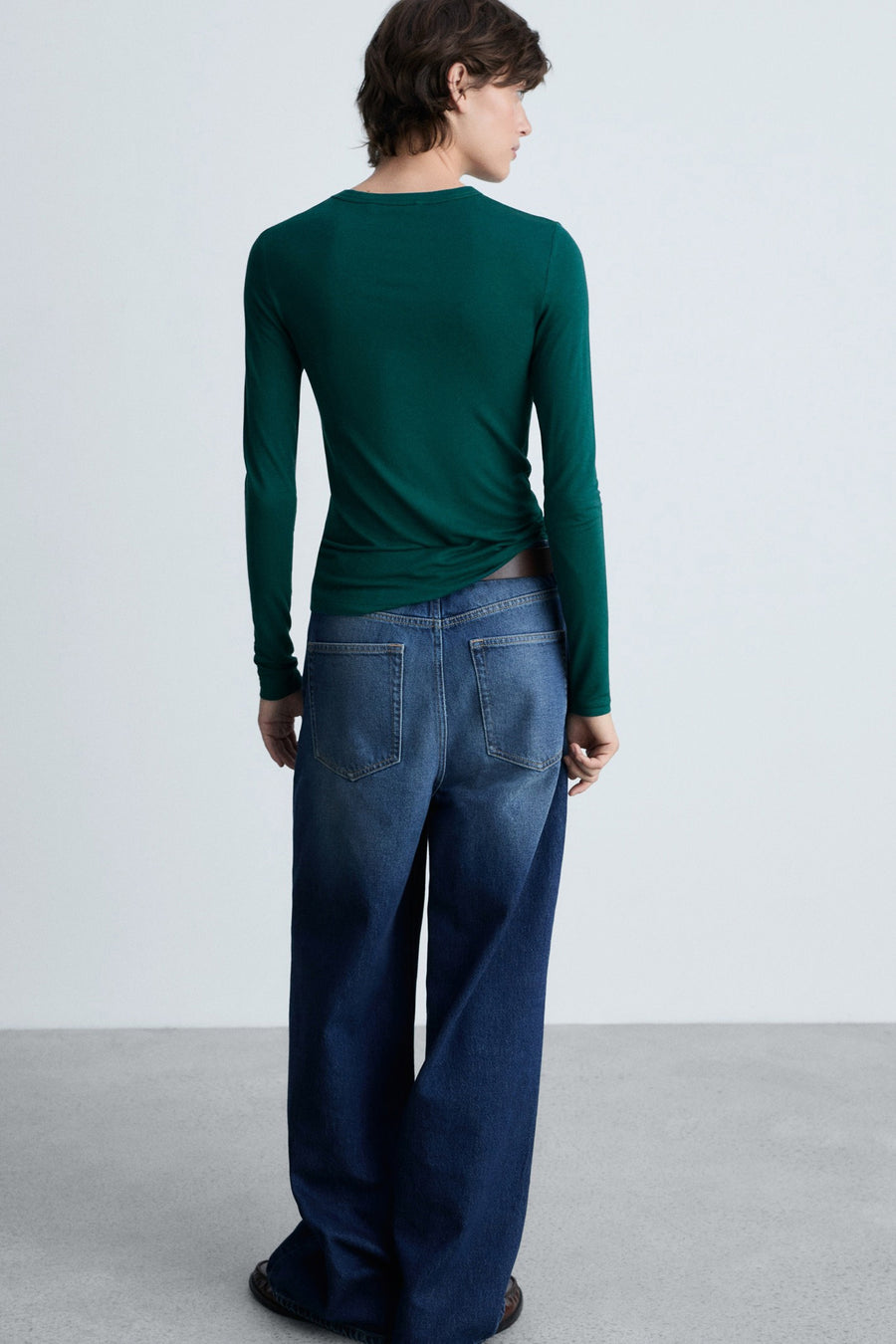 Top (lange mouwen) Groen - Mango