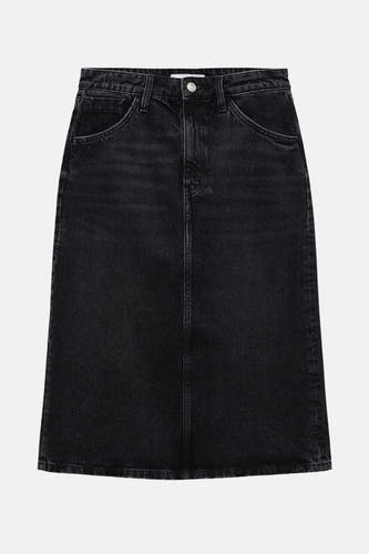 Rok 3/4 Black denim - Mango