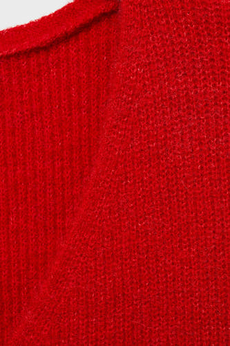 Trui met V-hals Rood - Mango
