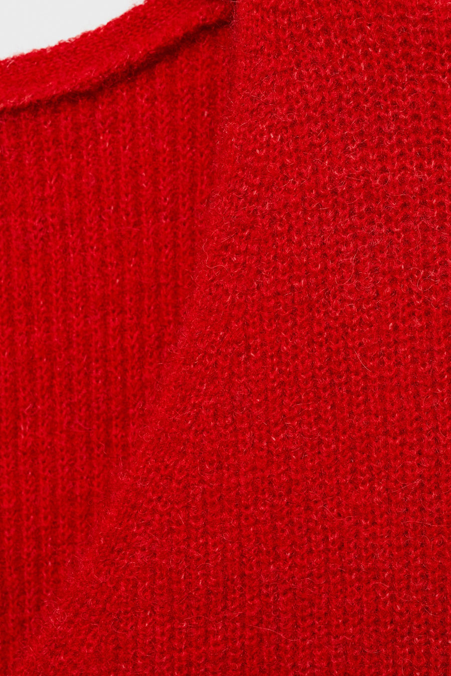Trui met V-hals Rood - Mango