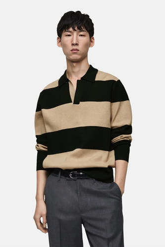 Sweater met ronde hals Groen - Mango