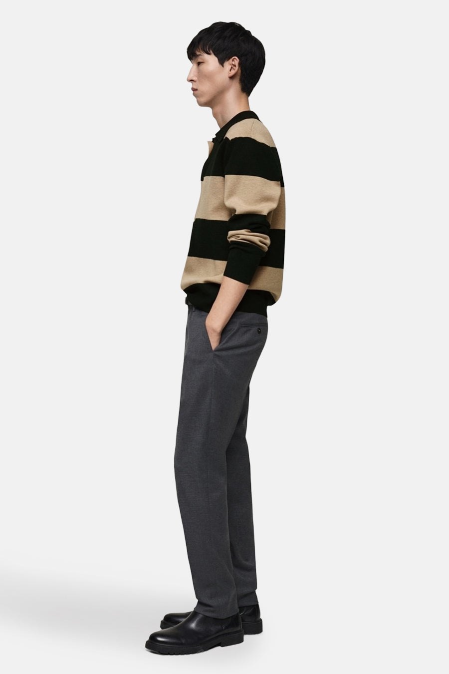 Sweater met ronde hals Groen - Mango