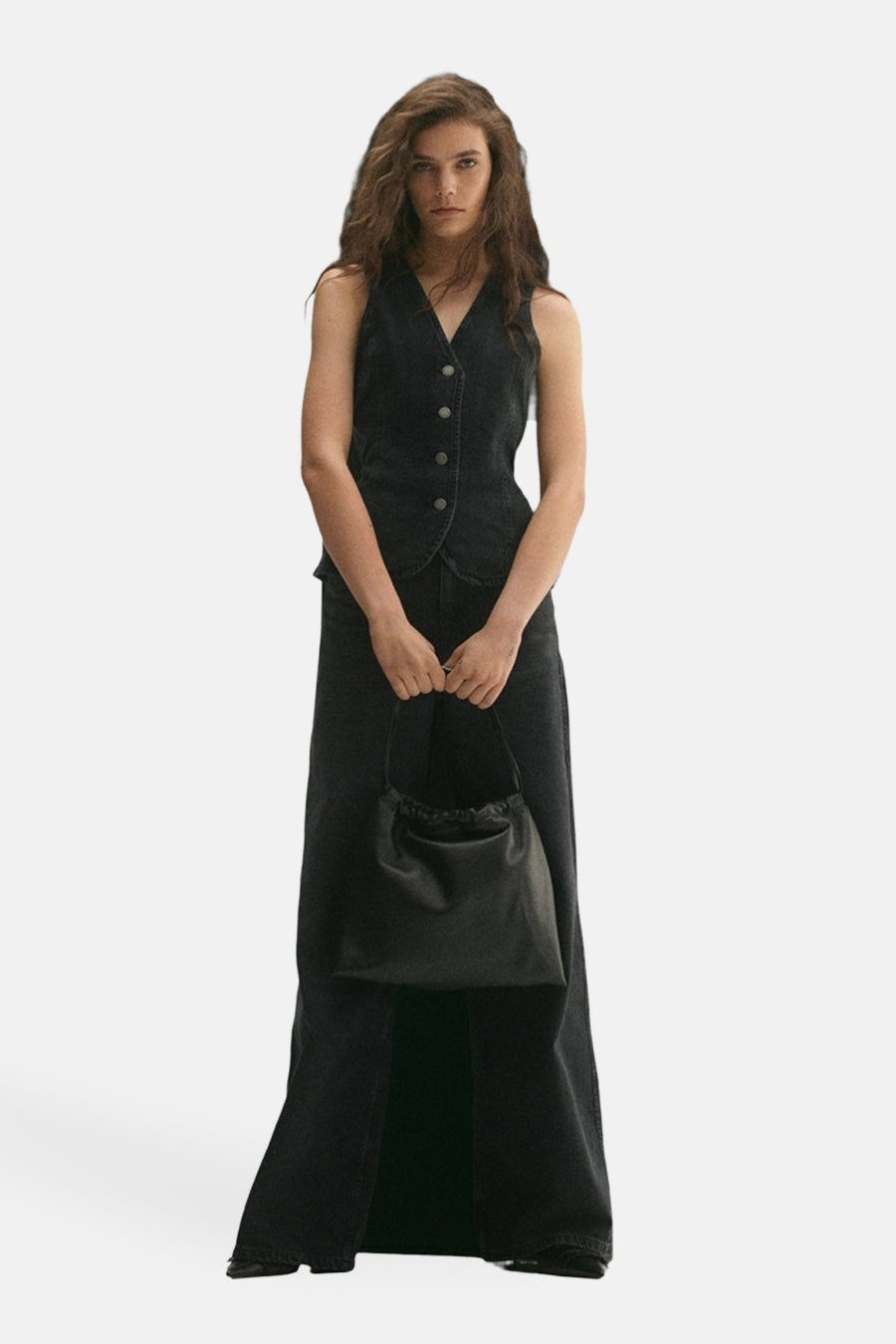 Blazer Black denim - Mango