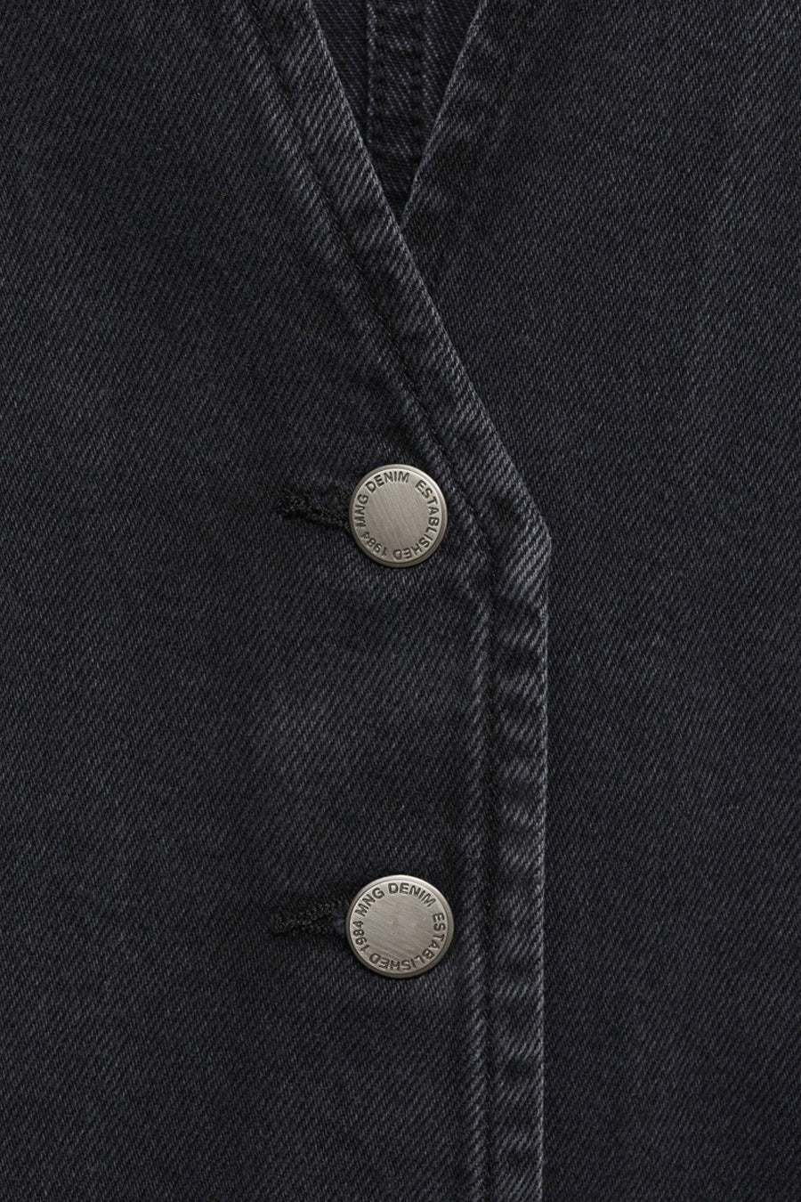 Blazer Black denim - Mango