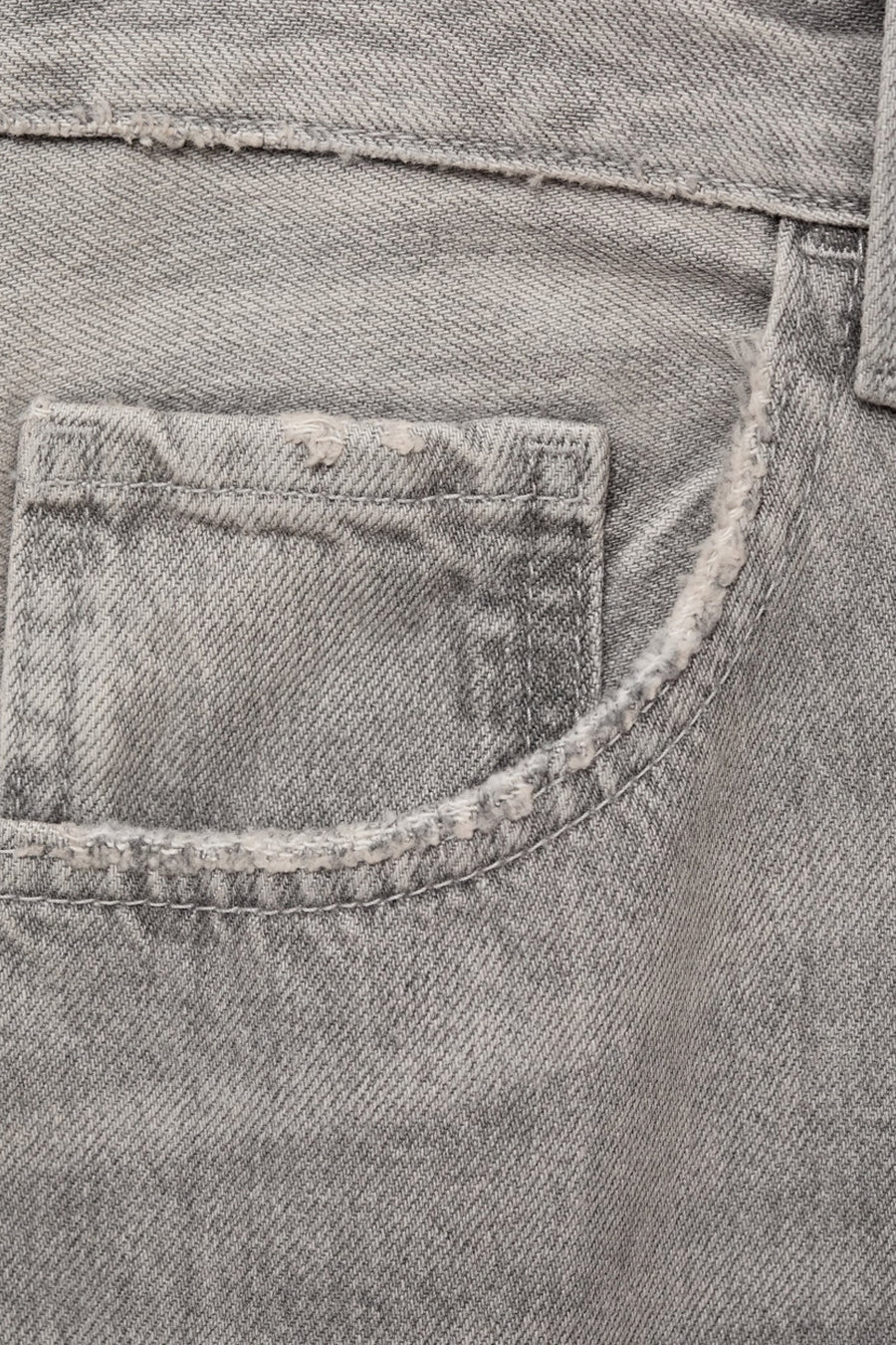Jeans straight Mid grey denim - Mango