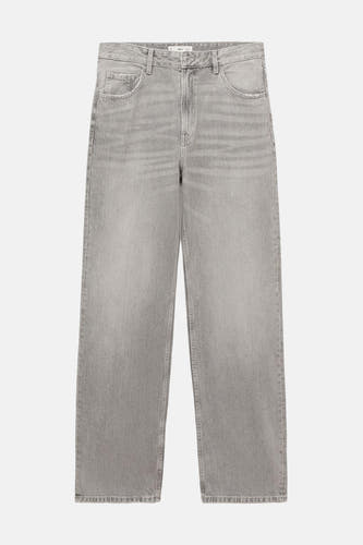 Jeans straight Mid grey denim - Mango