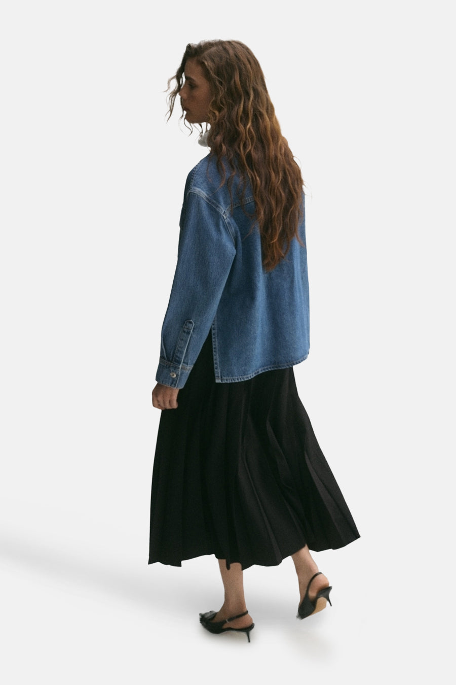Korte jas Denim - Mango