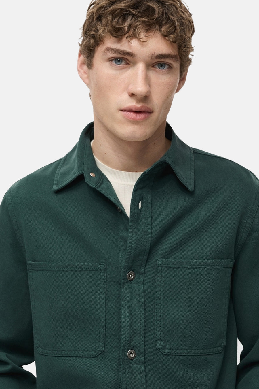 Hemd (lange mouwen) Groen - Mango