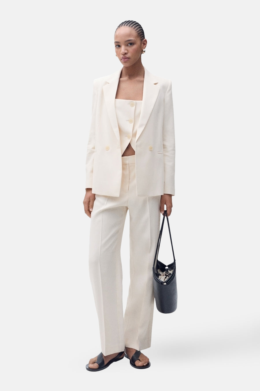 Blazer Wit - Mango
