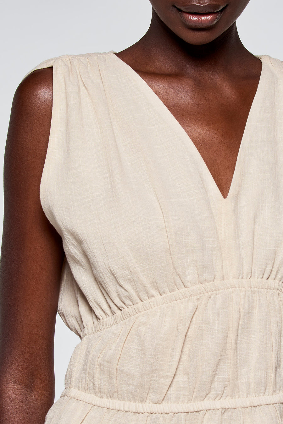 Top (zonder mouwen) Beige - Astrid Black Label