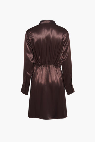 Kleedjes (lange mouwen) Bruin - Astrid Black Label