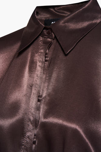 Kleedjes (lange mouwen) Bruin - Astrid Black Label
