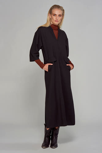 Kleedjes (lange mouwen) Zwart - Astrid Black Label