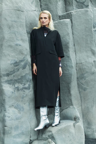 Kleedjes (lange mouwen) Zwart - Astrid Black Label