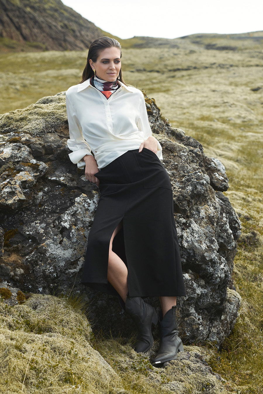 Rok 3/4 Zwart - Astrid Black Label