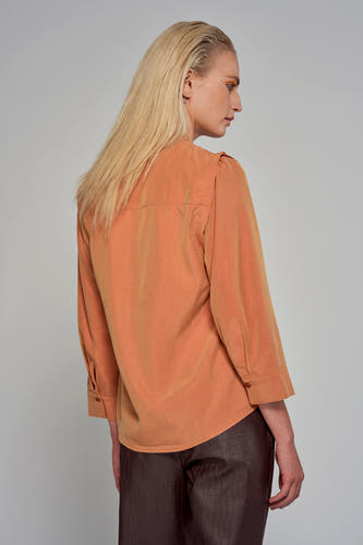 Blouse 3/4 Oranje - Astrid Black Label