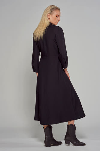 Kleedjes (lange mouwen) Zwart - Astrid Black Label