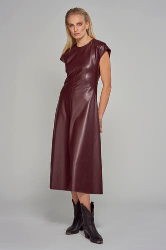 Kleedjes zonder mouwen Bordeaux - Astrid Black Label