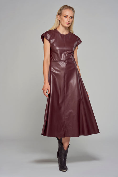 Kleedjes zonder mouwen Bordeaux - Astrid Black Label