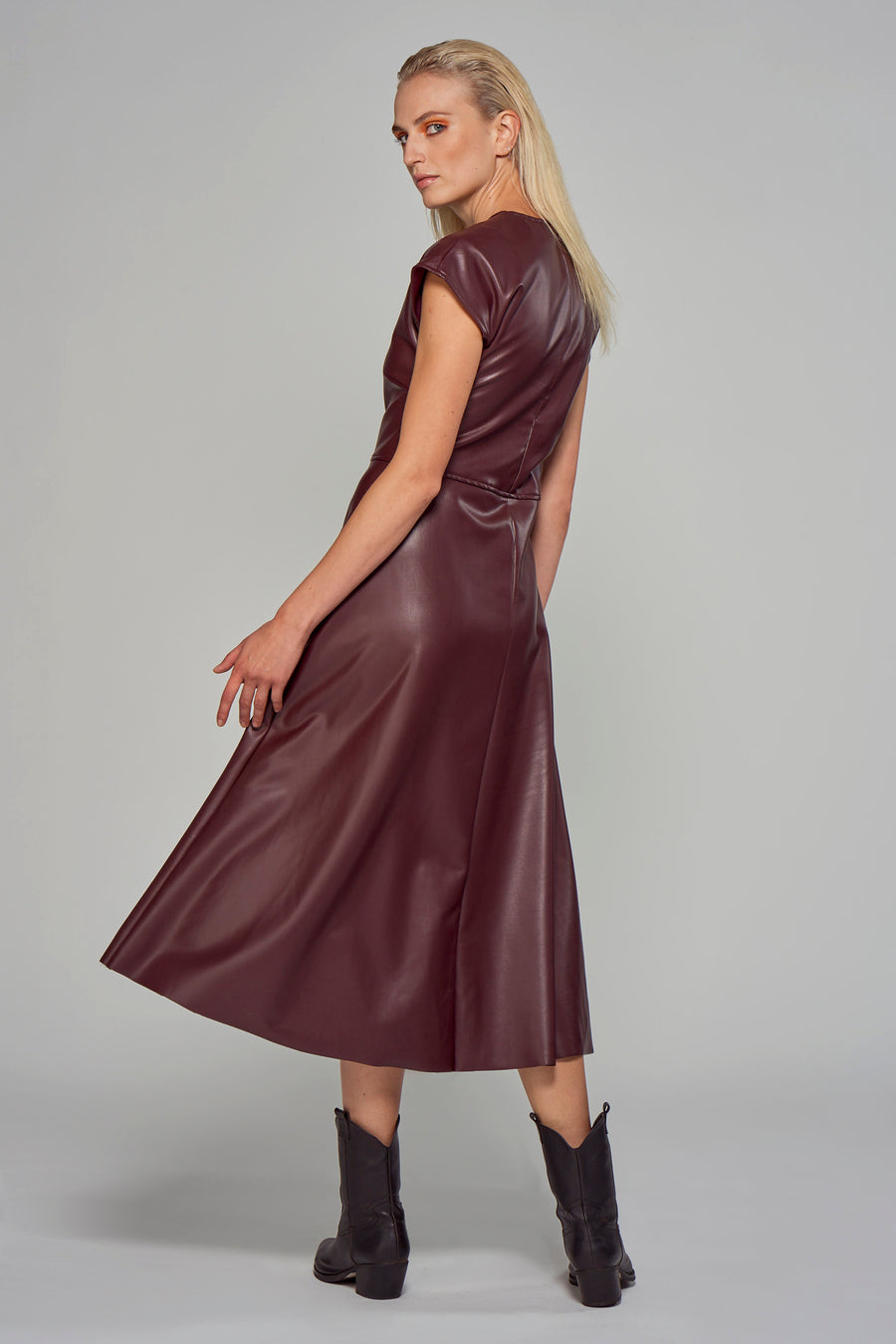 Kleedjes zonder mouwen Bordeaux - Astrid Black Label