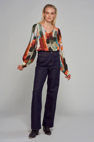 Blouse (lange mouwen) Multicolor - Astrid Black Label