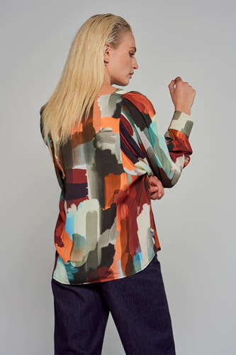 Blouse (lange mouwen) Multicolor - Astrid Black Label