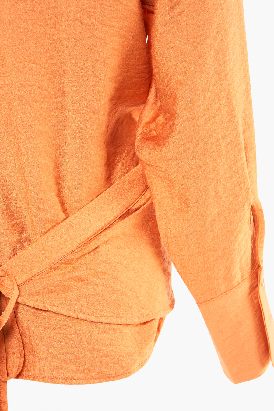 Blouse (lange mouwen) Oranje - Astrid Black Label