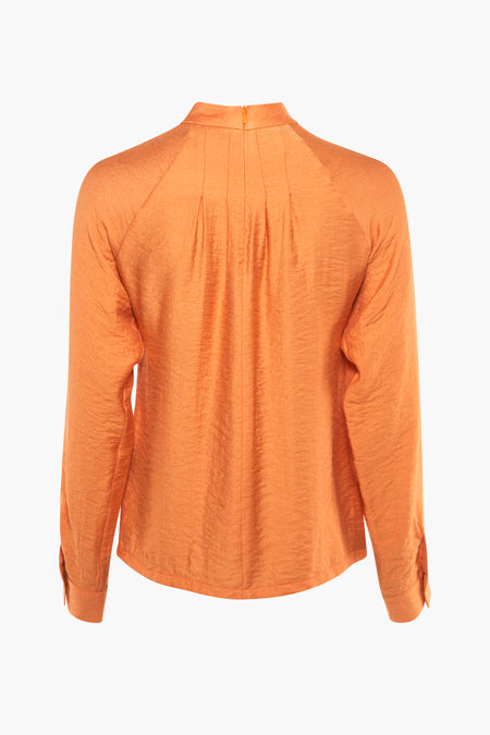 Blouse (lange mouwen) Oranje - Astrid Black Label