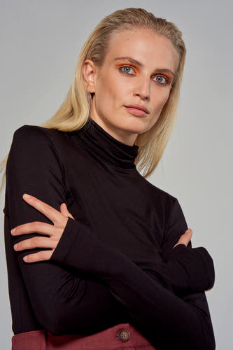 Top (lange mouwen) Zwart - Astrid Black Label