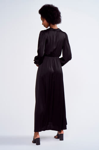 Kleedjes (lange mouwen) Zwart - Astrid Black Label