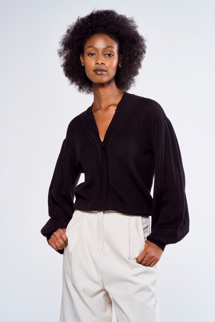 Gilet Zwart - Astrid Black Label